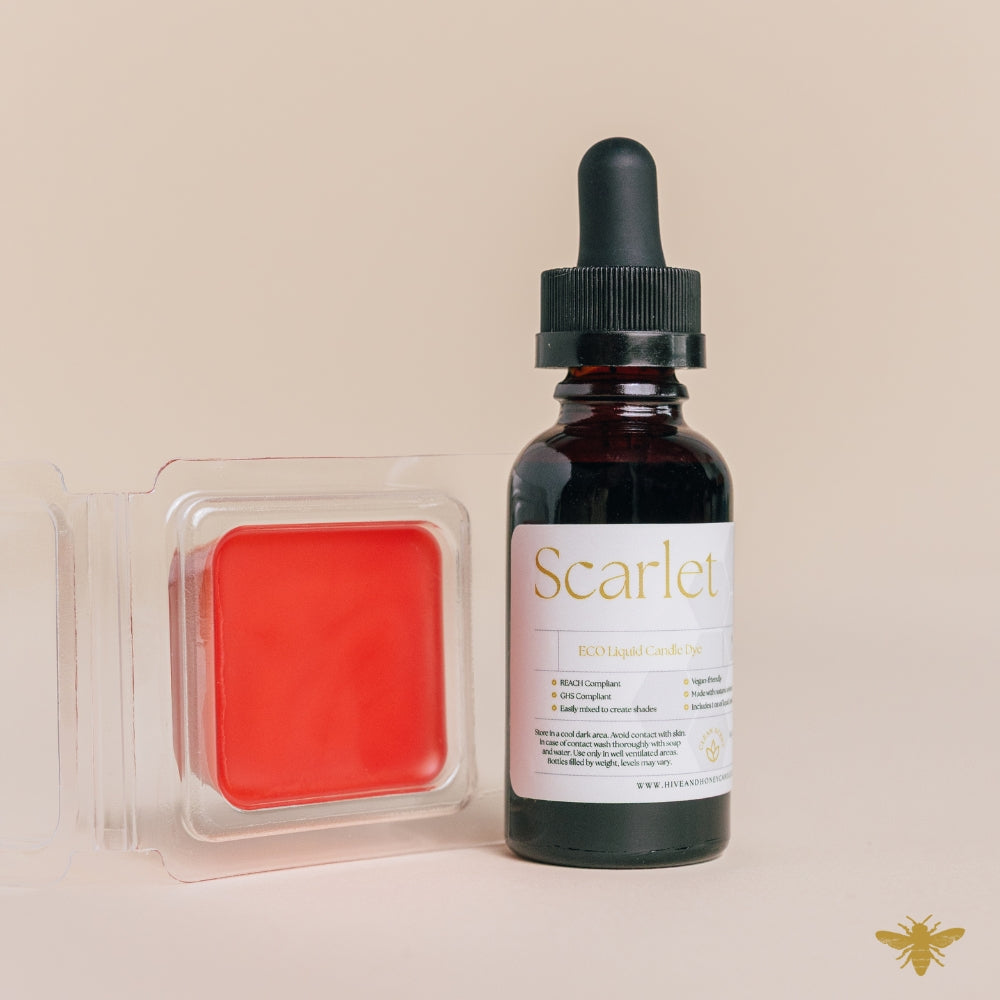 Scarlet Liquid Candle Dye