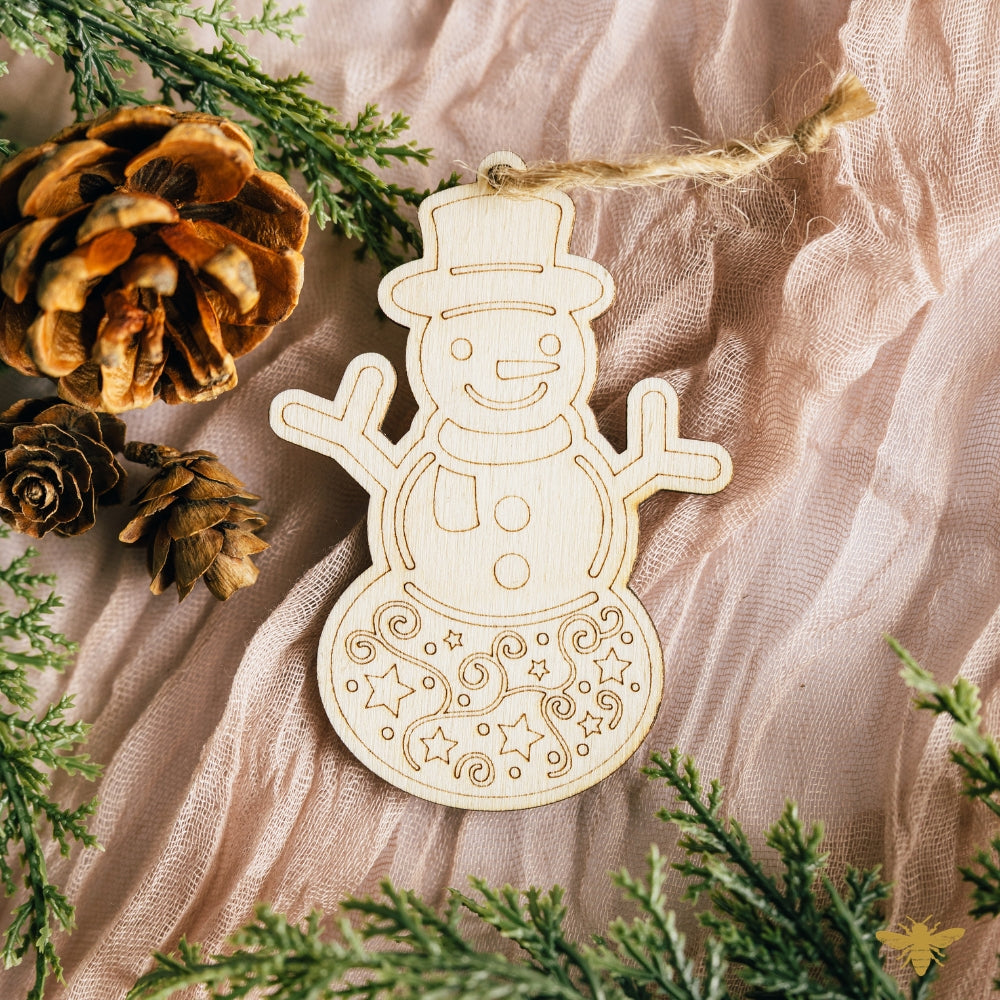 Winter Snowmen Air Freshies | Set of 10 Ornaments