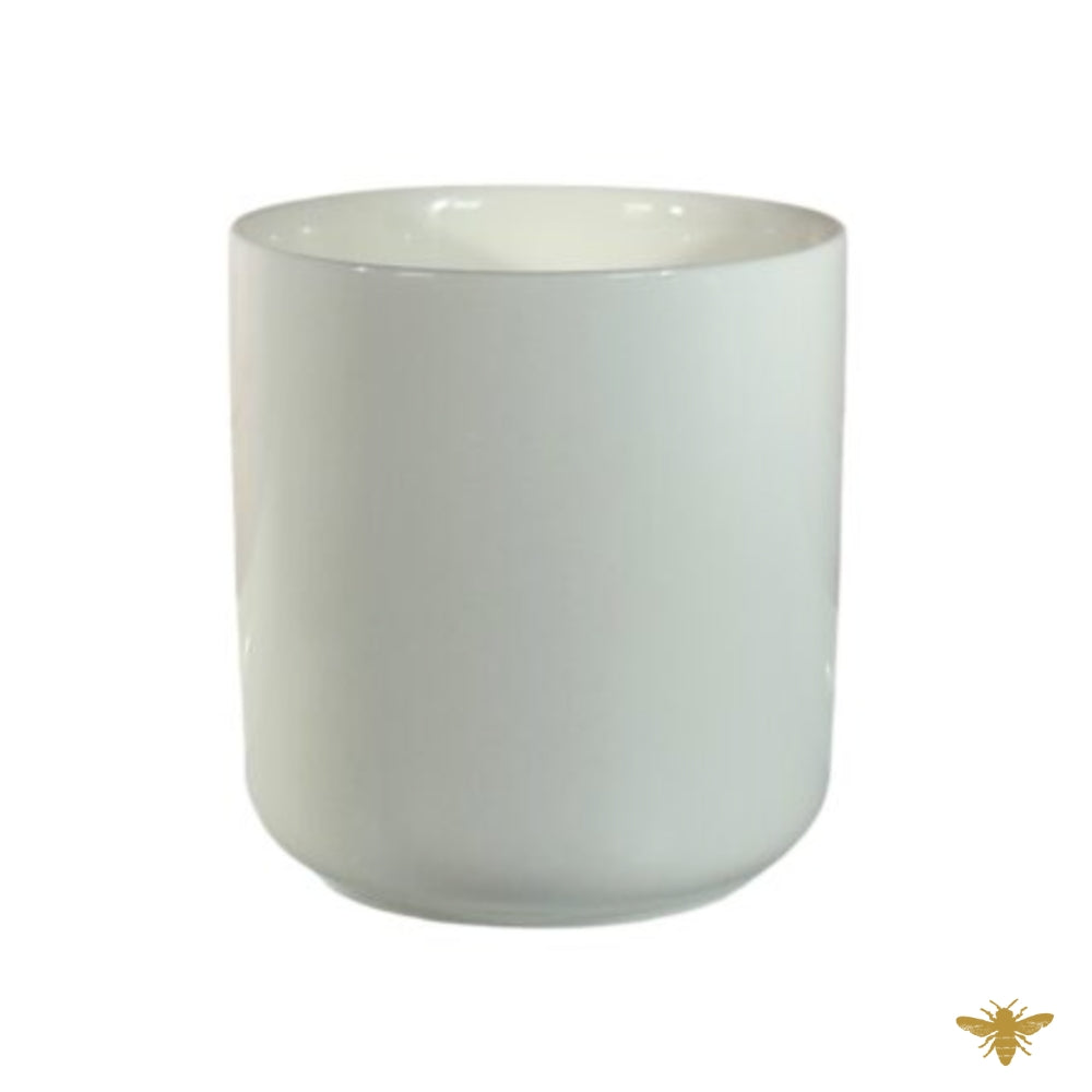 White 13.5 oz Bone China Jar