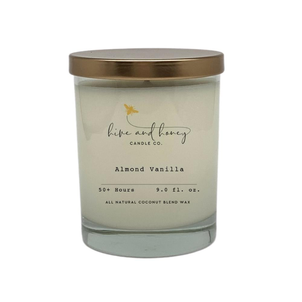 Almond Vanilla Scented Candle